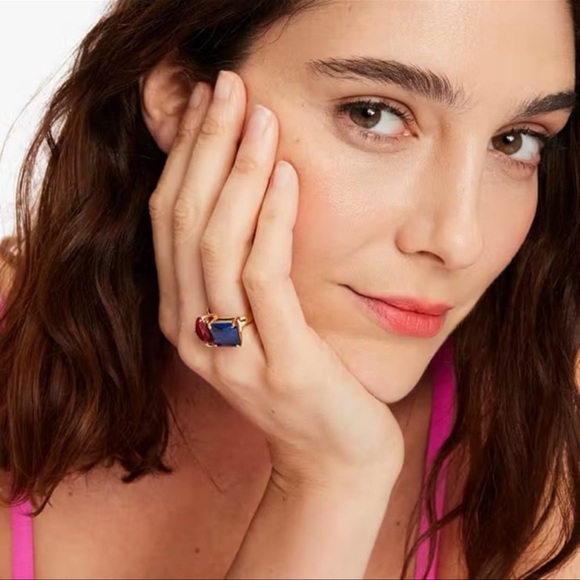 $98 Kate Spade Showtime Ring blue - Picture 3 of 7